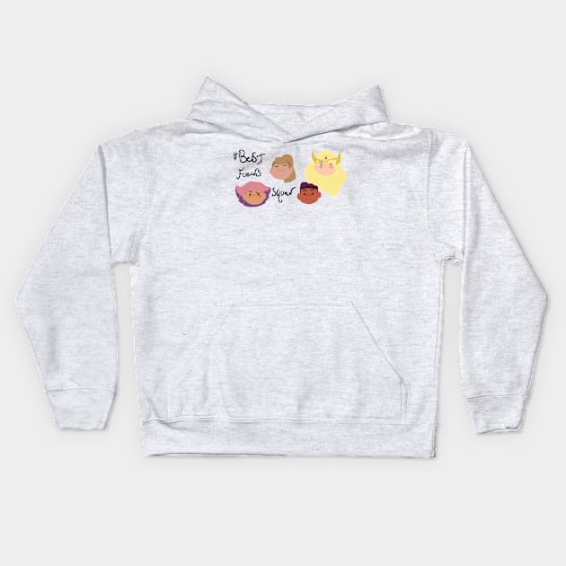 Best Friends Squad Kids Hoodie by PriceOfFate